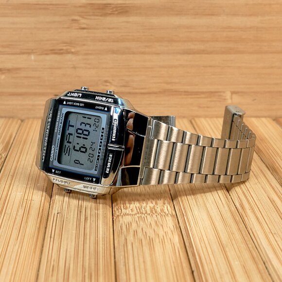 CASIO Illuminator 2515 DB-360 Data Bank, Silver Tone, Quartz Digital Watch - Picture 1 of 7